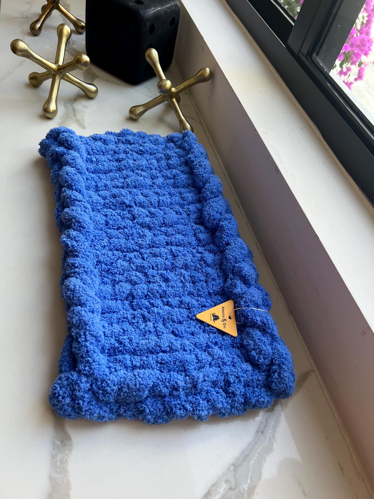 The Chunky Luxe Window Lounge — Handcrafted Chenille Pet Mat