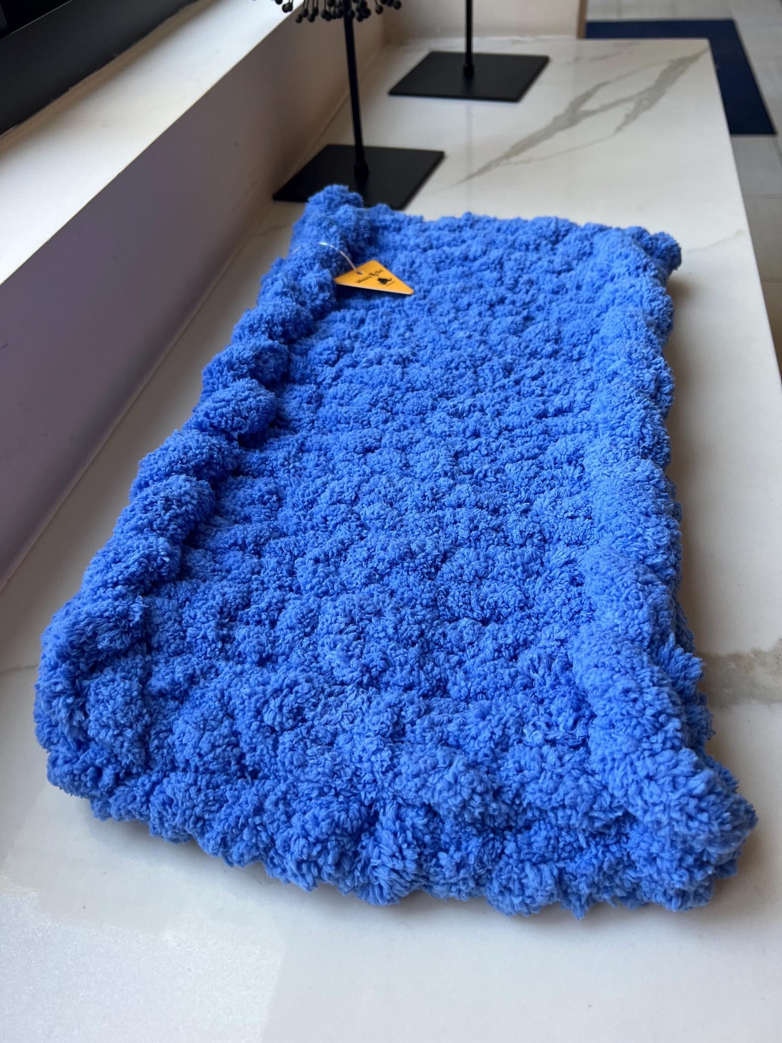 The Chunky Luxe Window Lounge — Handcrafted Chenille Pet Mat