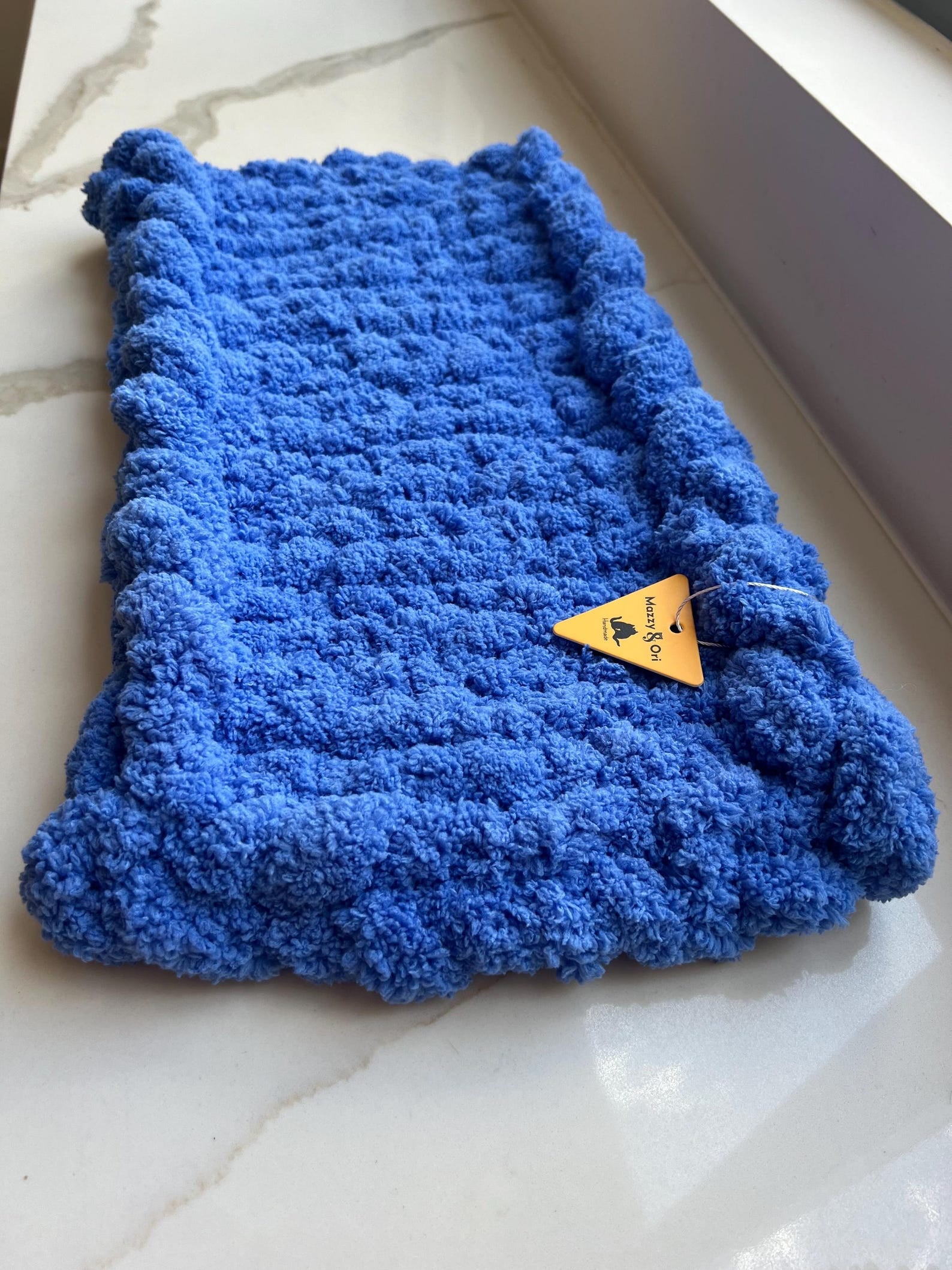 The Chunky Luxe Window Lounge — Handcrafted Chenille Pet Mat
