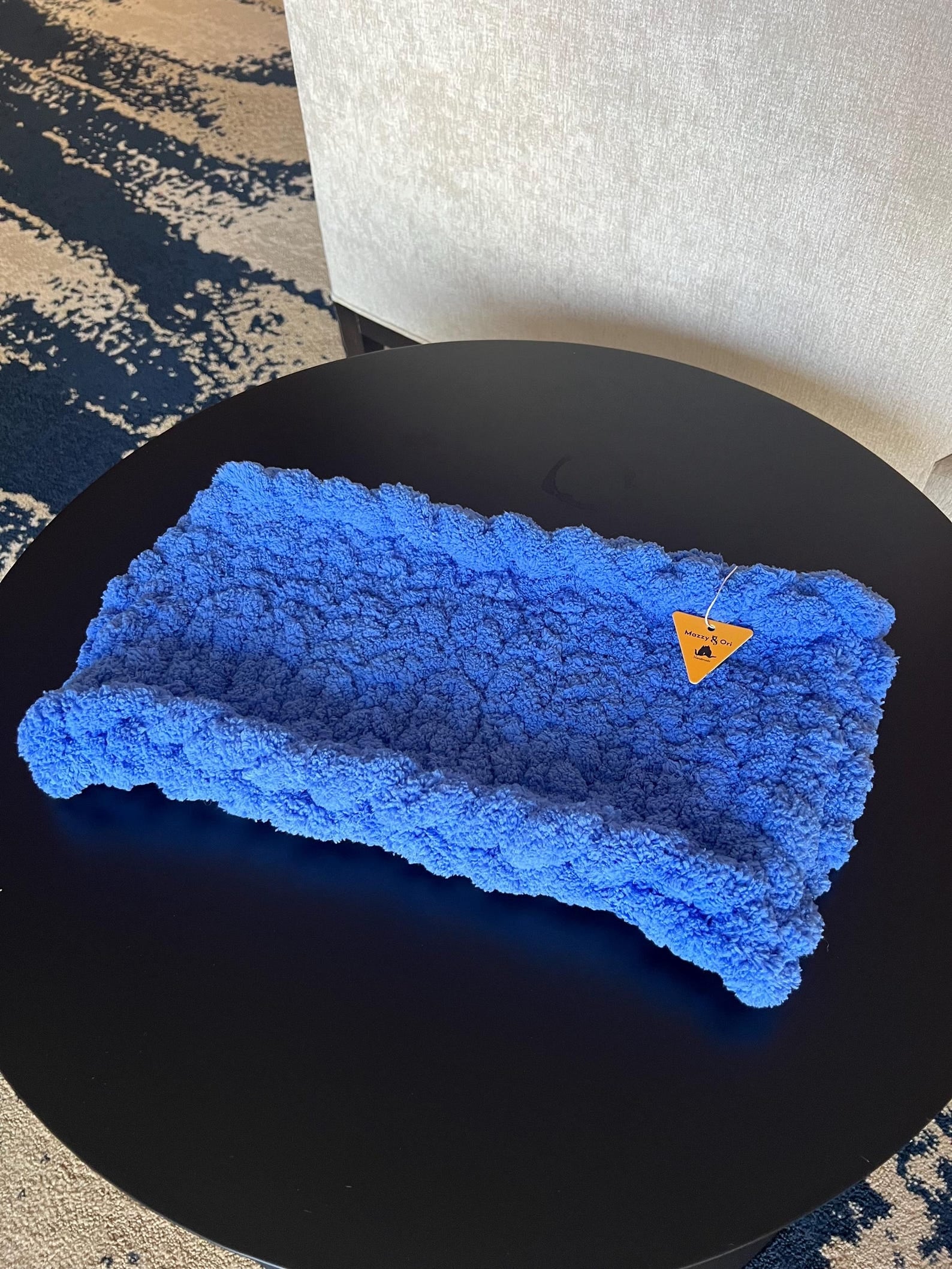 The Chunky Luxe Window Lounge — Handcrafted Chenille Pet Mat
