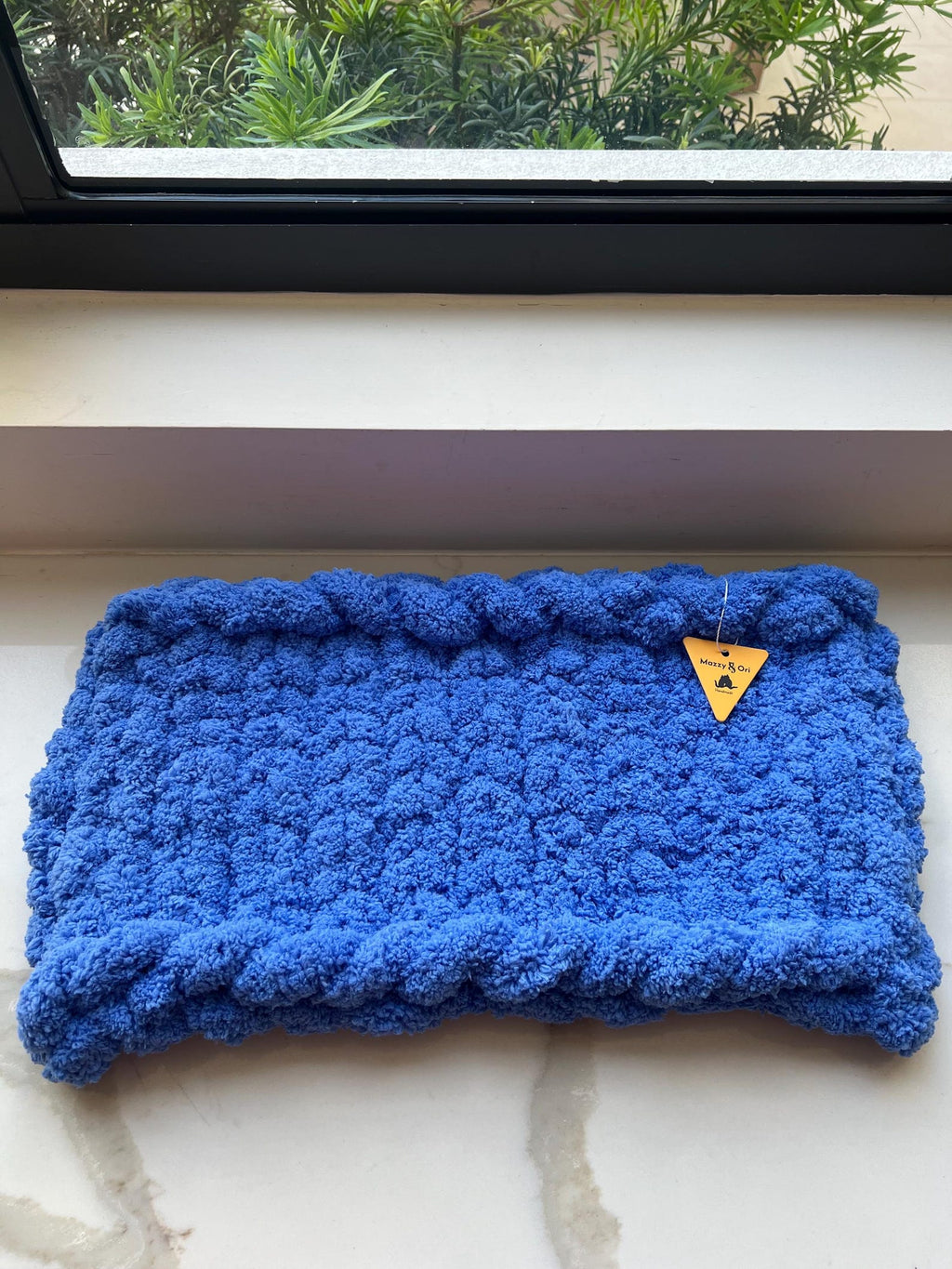 The Chunky Luxe Window Lounge — Handcrafted Chenille Pet Mat