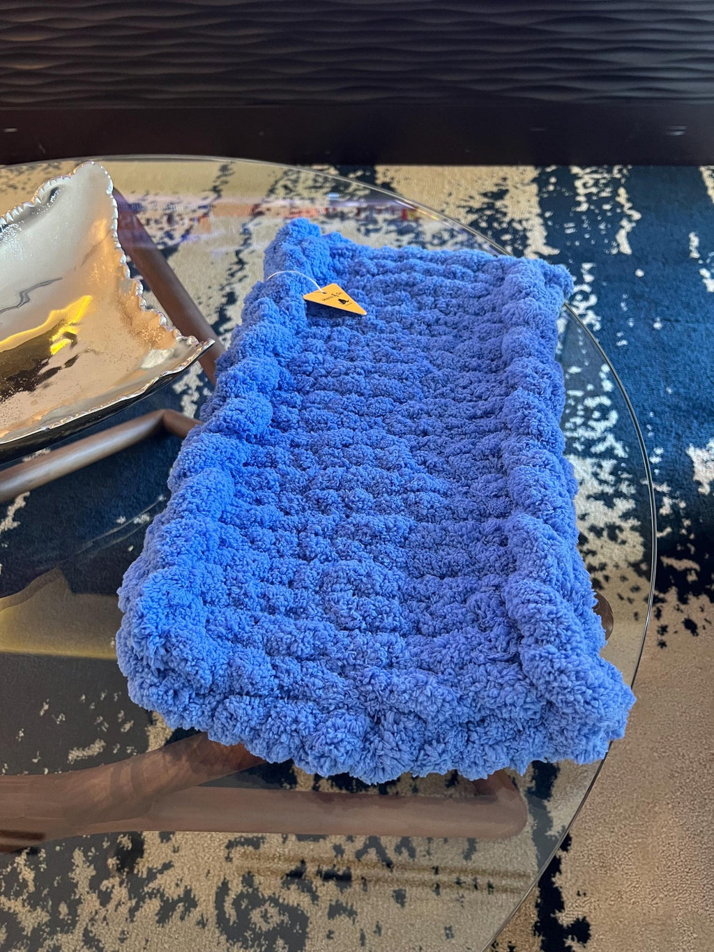 The Chunky Luxe Window Lounge — Handcrafted Chenille Pet Mat
