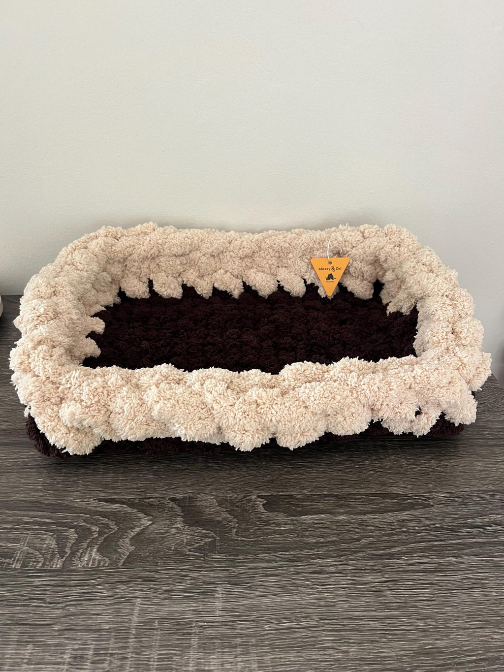 The Color-Striped Cradle Lounge — Handwoven Cotton Pet Mat