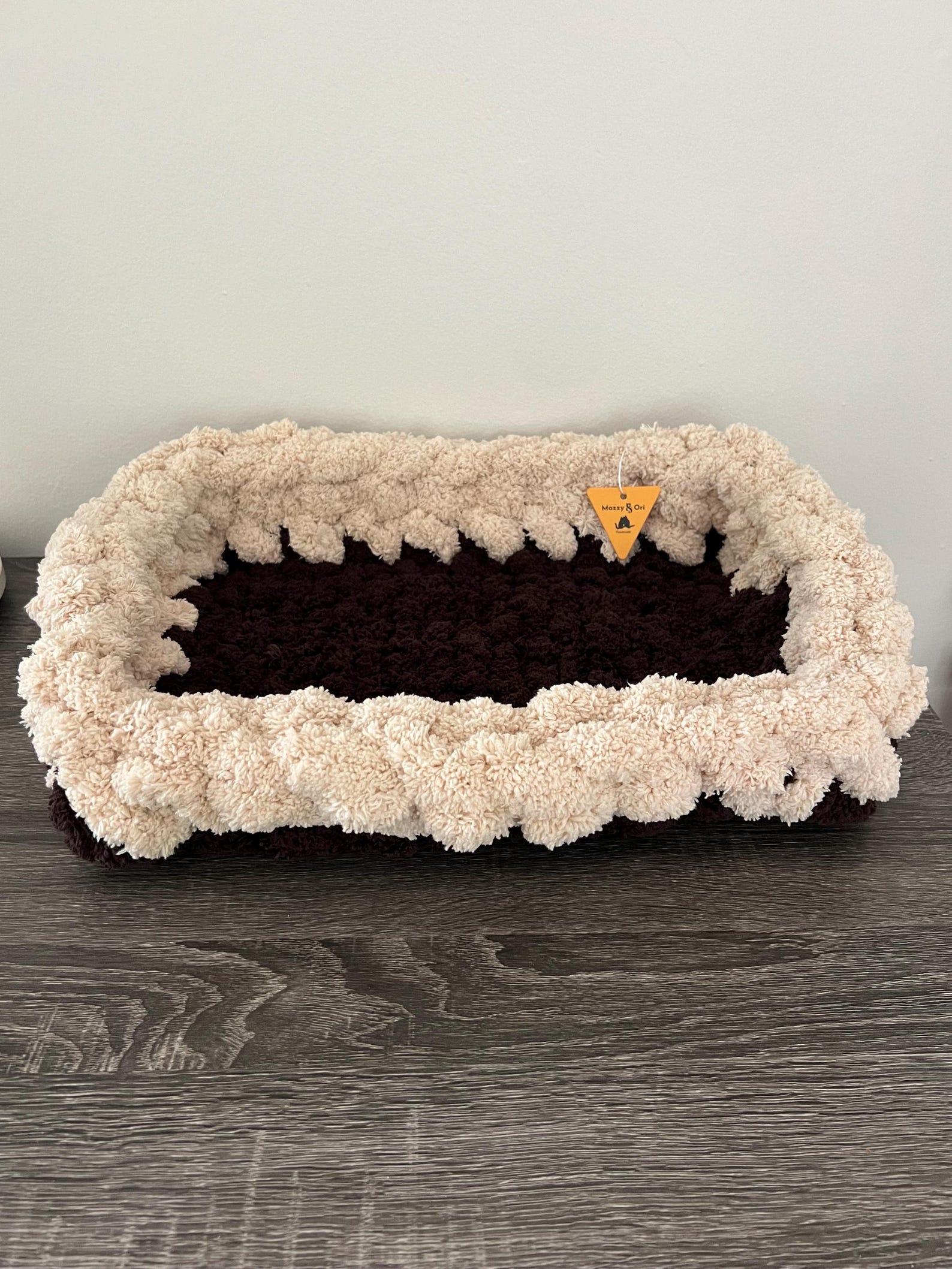 The Color-Striped Cradle Lounge — Handwoven Cotton Pet Mat