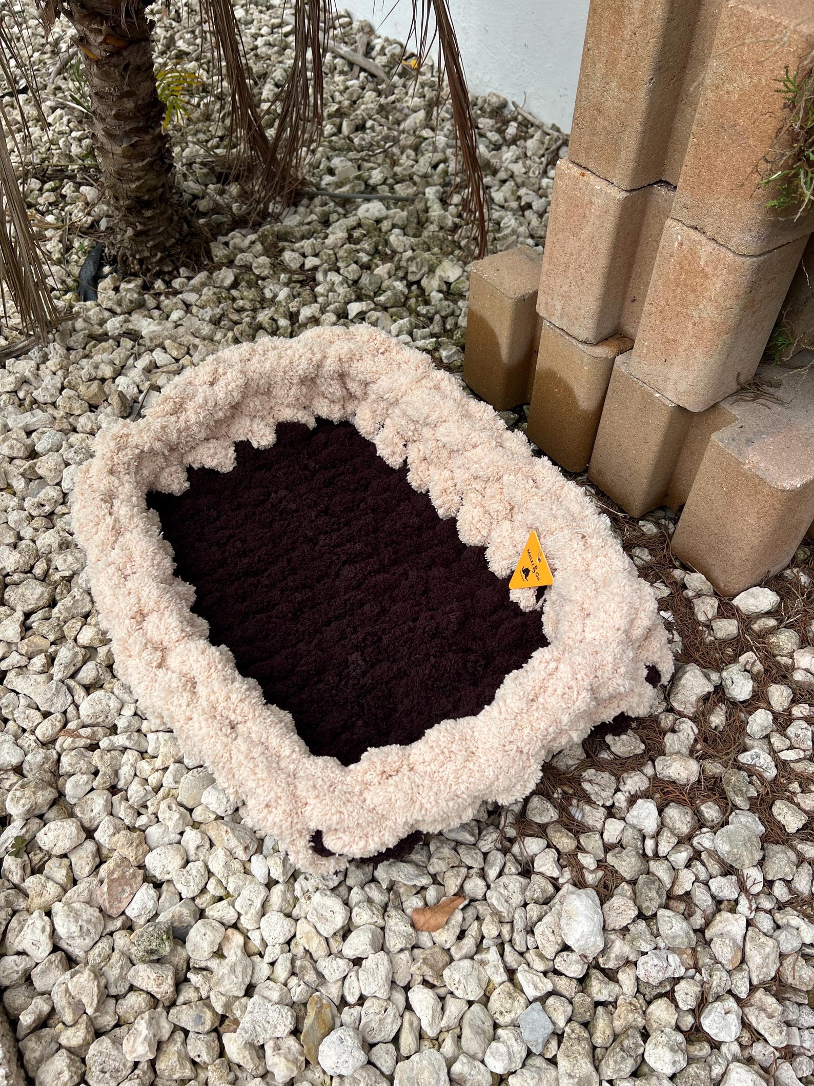 The Color-Striped Cradle Lounge — Handwoven Cotton Pet Mat