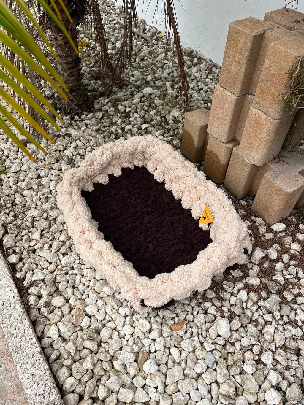 The Color-Striped Cradle Lounge — Handwoven Cotton Pet Mat