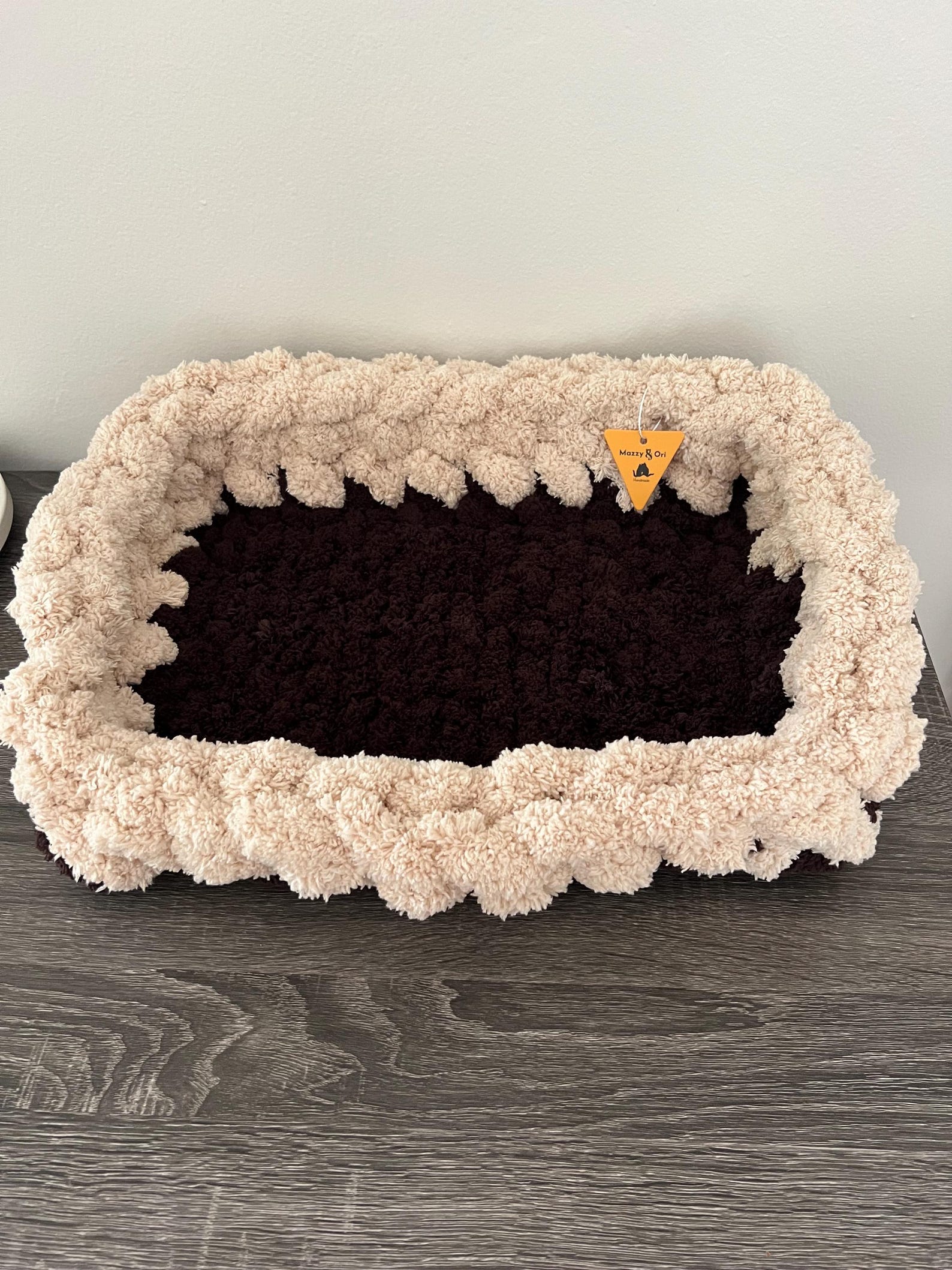 The Color-Striped Cradle Lounge — Handwoven Cotton Pet Mat